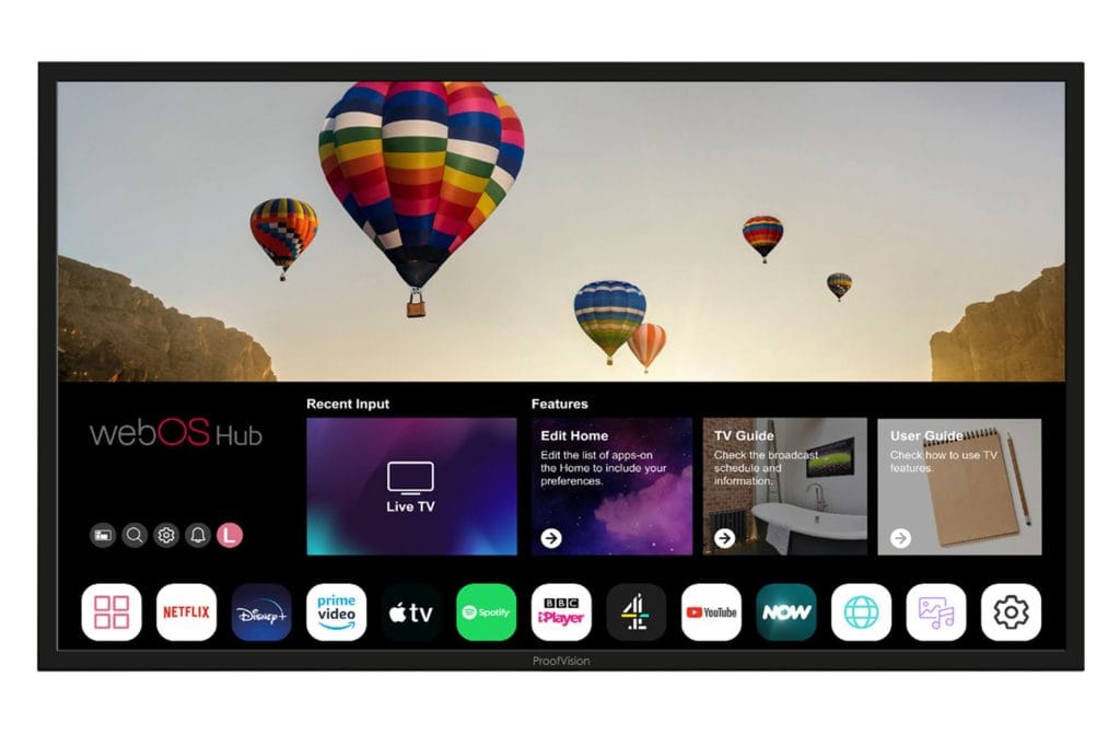 ProofVision Lifestyle Plus MX 55" Smart Outdoor TV