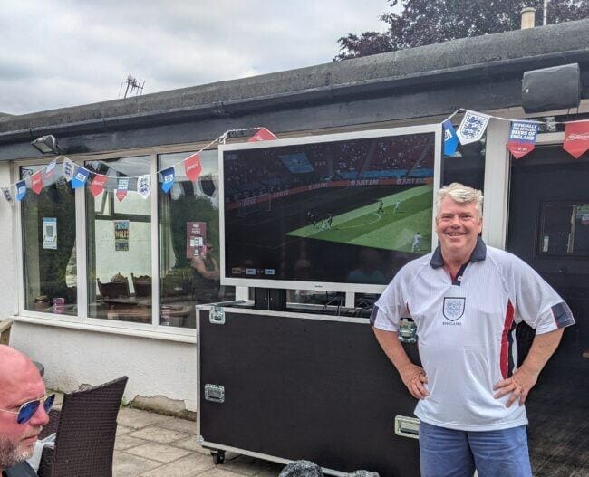 Euro 2020 at Ye Olde Bowling Green Derbyshire