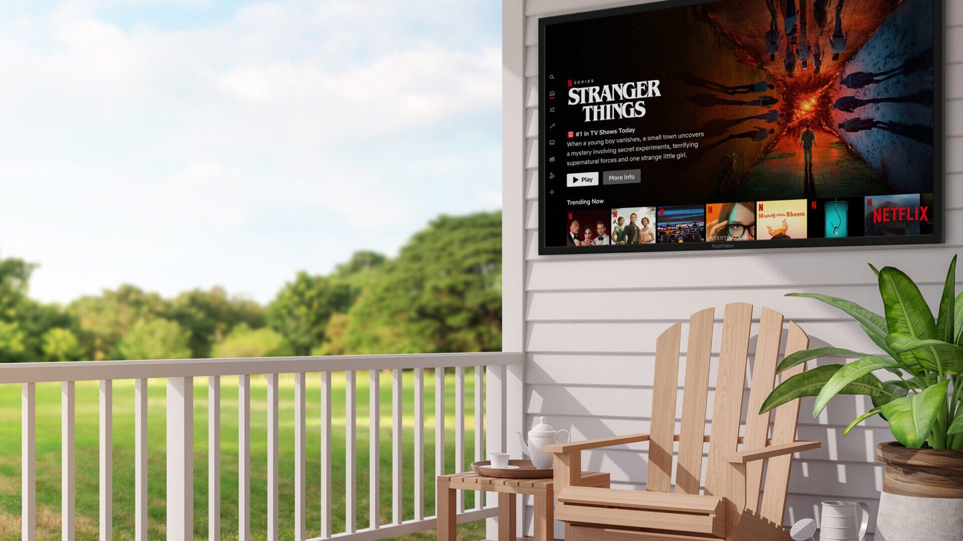 How to watch TV outside in the sun without glare